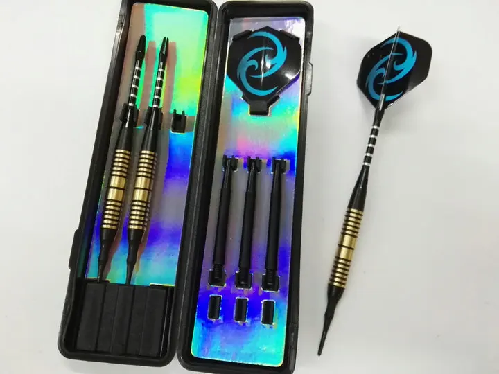 16g set electronic darts high-grade pure copper soft tip flight protect boxed unique shape sports equipment | Спорт и развлечения