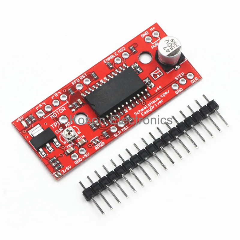 A3967 шаговый двигатель EasyDriver Motor Driver V44 для arduino макетная плата 3D принтер модуль