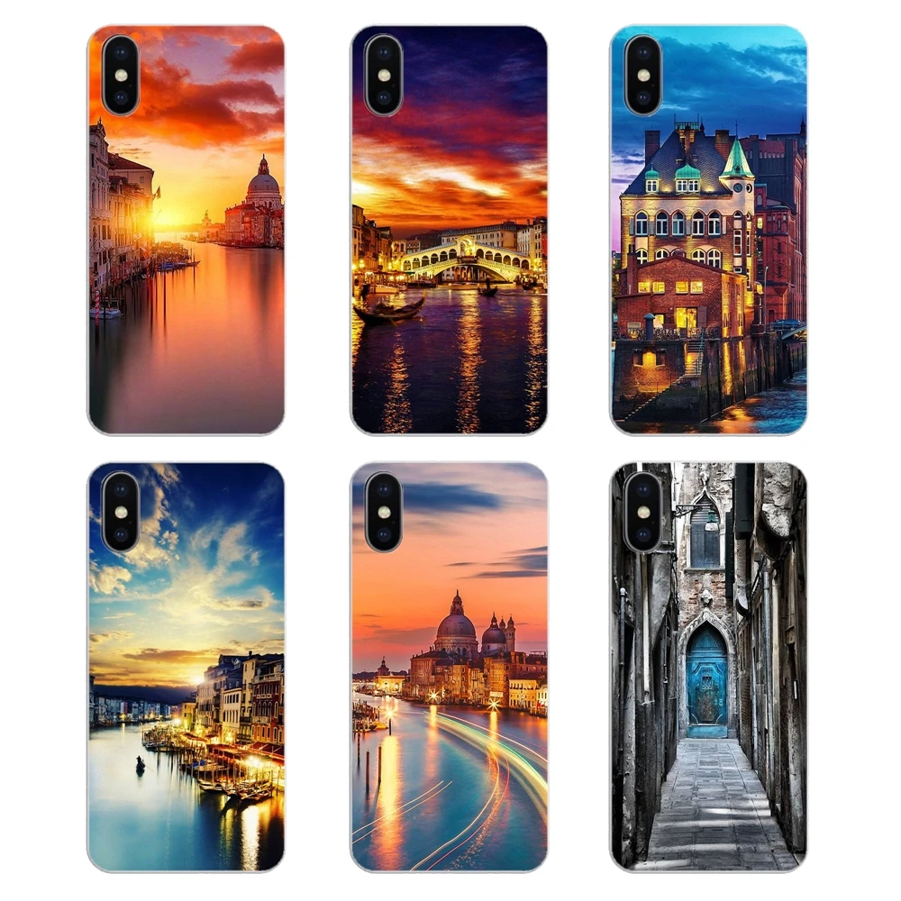Прозрачные мягкие чехлы для Nokia 2 3 5 6 8 9 230 3310 1 7 Plus Water City Венеция Италия с принтом