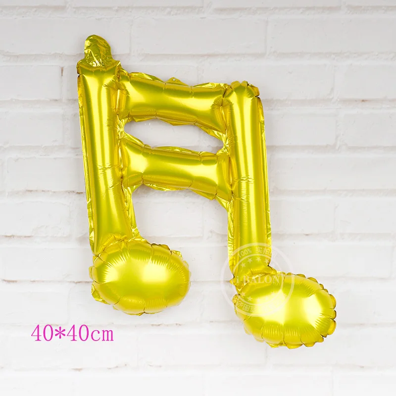 MN03602 gold 1 шт. мультяшная гитара саксофон фольгированные шары музыкальная тема карнавальные вечерние принадлежности надувные водушные шары Детские игрушки воздушный шар на день рождения - Цвет: MN03602 gold