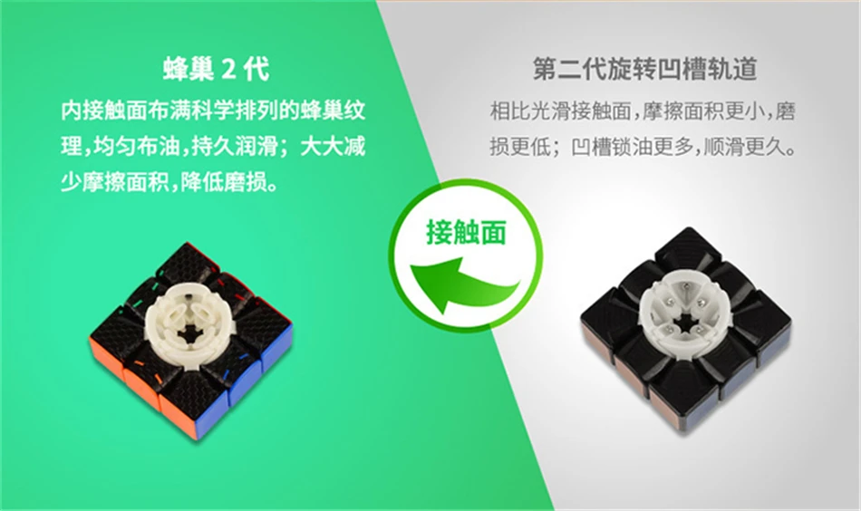 Gan356R 3x3 волшебный куб Развивающие игрушки для тренировки мозга-красочные