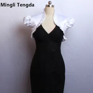 Mingli Tengda, на заказ, цвета слоновой костиБелый, короткий рукав, Stola, свадебная куртка, накидка, болеро, женская накидка, болеро, накидка, e Bateau