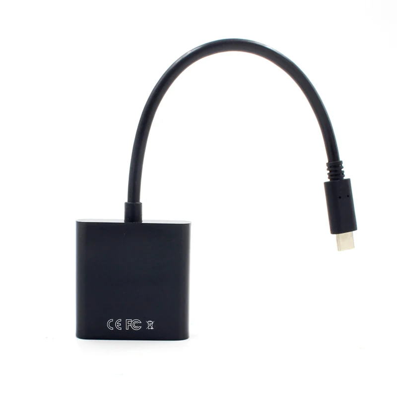 Кабель адаптер USB 3 1 Type C VGA HD для ноутбука Macbook Chromebook Pixel ND998|Компьютерные кабели и