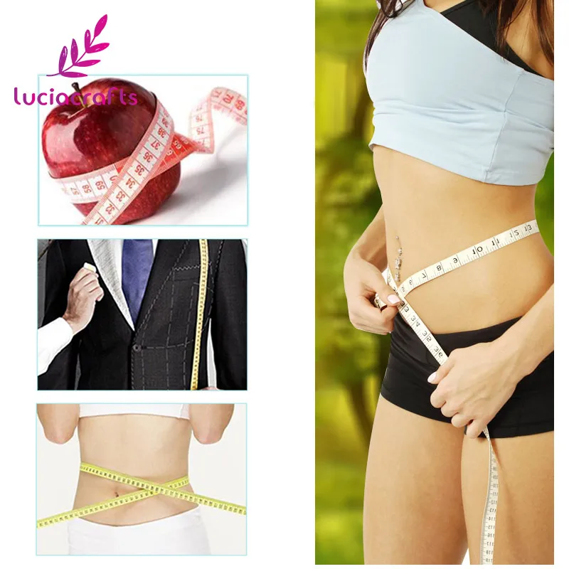 Lucia crafts 150 см случайный цвет круглый для шитья Выдвижной Рулетка мягкая рулетка измерительная линейка Швейные Инструменты 1 шт. J0135