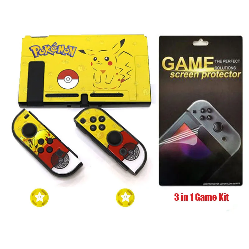 A005-2YCAP-SP Защитный чехол 3 в 1 для Funda shand Switch Joy-Con ДЛЯ NS JoyCon, чехол для NX Joy Con, чехлы для контроллера - Цвет: A005-2YCAP-SP