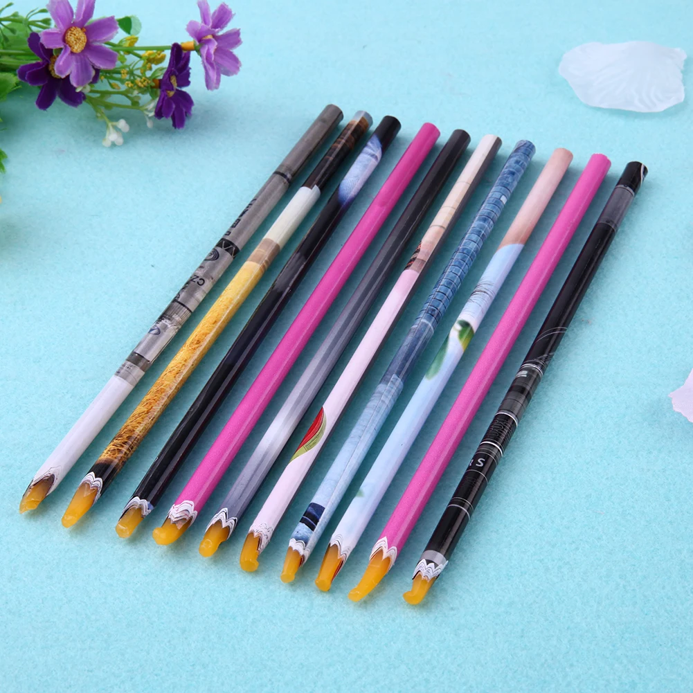 5 шт. карандаш для карандашей воска самоклеящиеся стразы самосверлящие камни