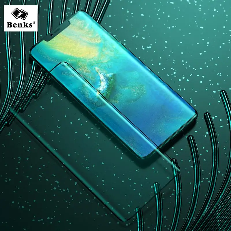 Benks для Huawei Mate 20 Pro Защитная пленка экрана защитная из закаленного стекла 0 3 мм 3D Edge