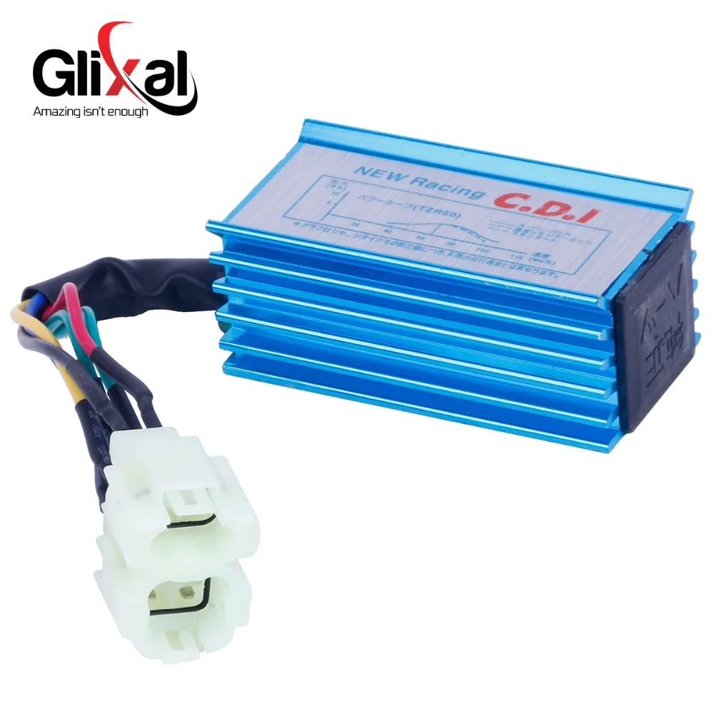 Высокопроизводительный гоночный CDI Glixal для GY6 50cc 125cc 150cc Китайский Скутер мопед ATV