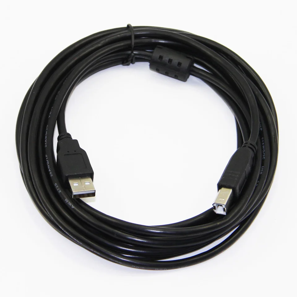 Lballist USB 2,0 кабель USB для принтера type A Male to type B Male фольга плетеная(внутри) экранированная 30 см 50 см 1 м 1,5 м 1,8 м 3 м 5 м