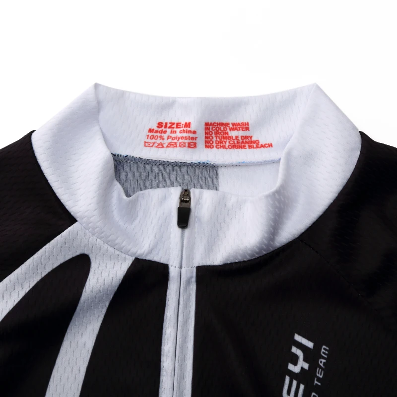 Мужская велосипедная рубашка TELEYI черная красная с длинным рукавом для езды на