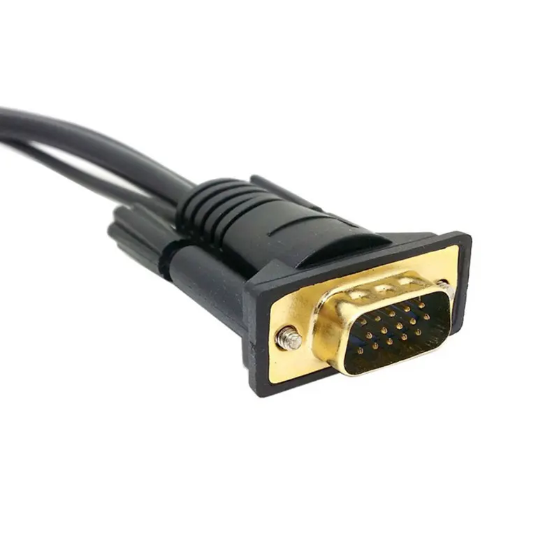 ПК ноутбук VGA вход и USB мощность 3 5 мм аудио к HDMI HDTV Выход конвертер Кабель-адаптер |