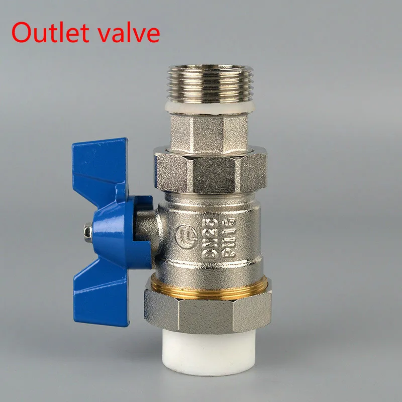 Латунный шаровой кран с фильтром для воды нагревательный клапан DN25|ball valve|brass ball