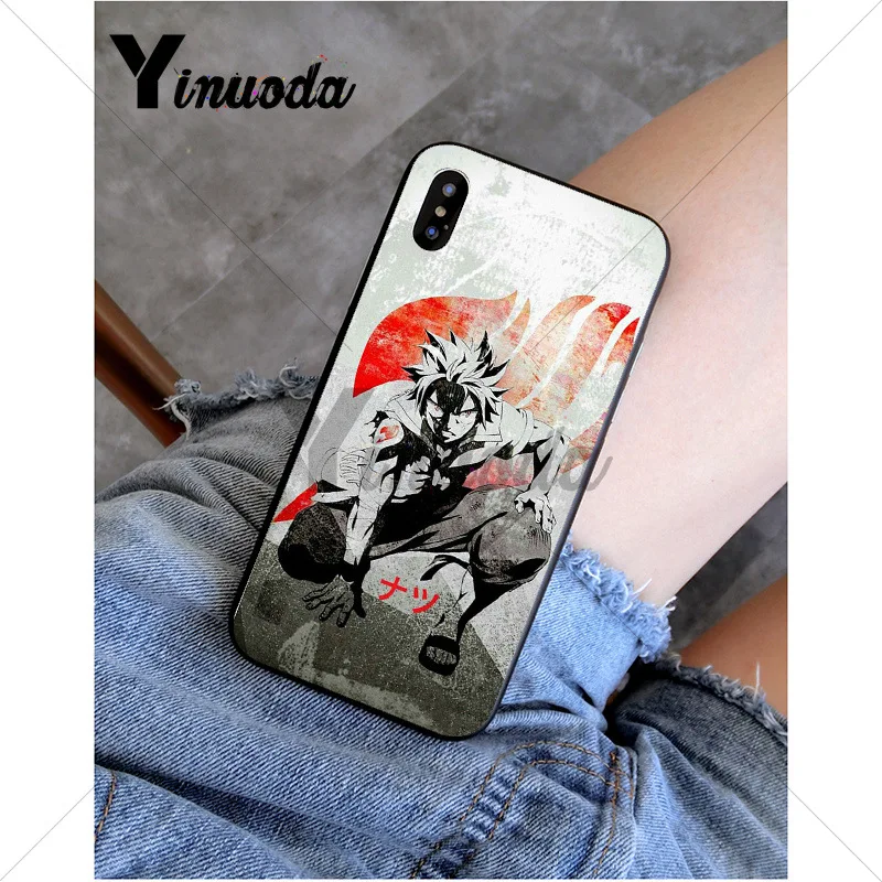 Yinuoda Аниме Манга Сказочный хвост клиент высокий чехол для телефона для Apple iPhone 8 7 6 6S Plus X XS MAX 5 5S SE XR 11 11pro 11promax
