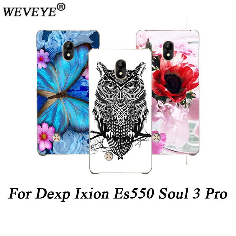 Чехол с рисунком для DEXP Ixion ES550 Soul 3 чехол красивыми цветами животными башнями