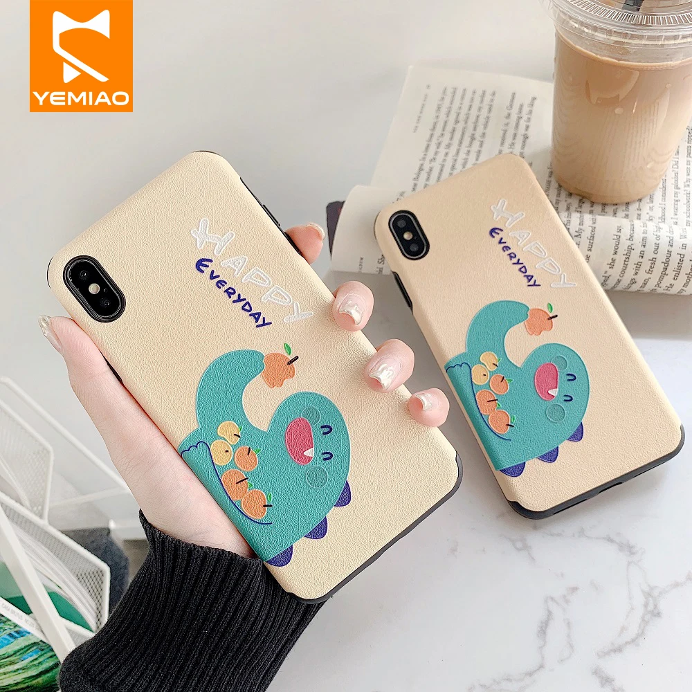 Eat Orange чехол для телефона с динозавром OPPO R9 R9s R11 R11s R15 R15X R17 RENO милым рисунком мягкий
