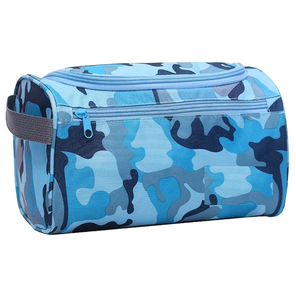 Camouflage blue 1 шт., портативная подвесная сумка для путешествий, деловых туалетных принадлежностей, органайзер для макияжа, косметичка, водонепроницаемый чехол для женщин и девочек, 25x14x13 см - Цвет: Camouflage blue
