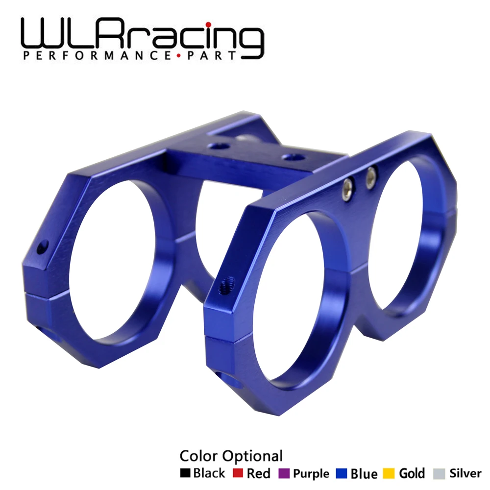 WLR RACING-60 мм двойной топливный насос Монтажный кронштейн зажим в линии 0580254044 л/ч Кронштейн топливного насоса WLR-LD2611