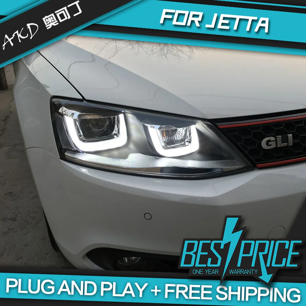 Автомобильный Стайлинг для VW Jetta MK6 фары 2012 2018 светодиодный задний фонарь DRL