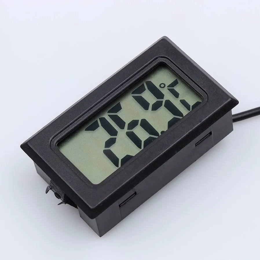 Цифровой мини-термометр с ЖК-дисплеем и 2 аккумуляторами | Дом сад