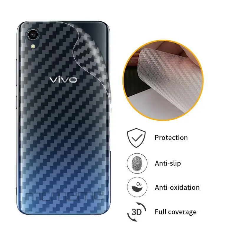 3D защитная пленка из углеродного волокна VIVO Y91 Y91i Y93 Y93S Y95 Y97 Защитная для задней