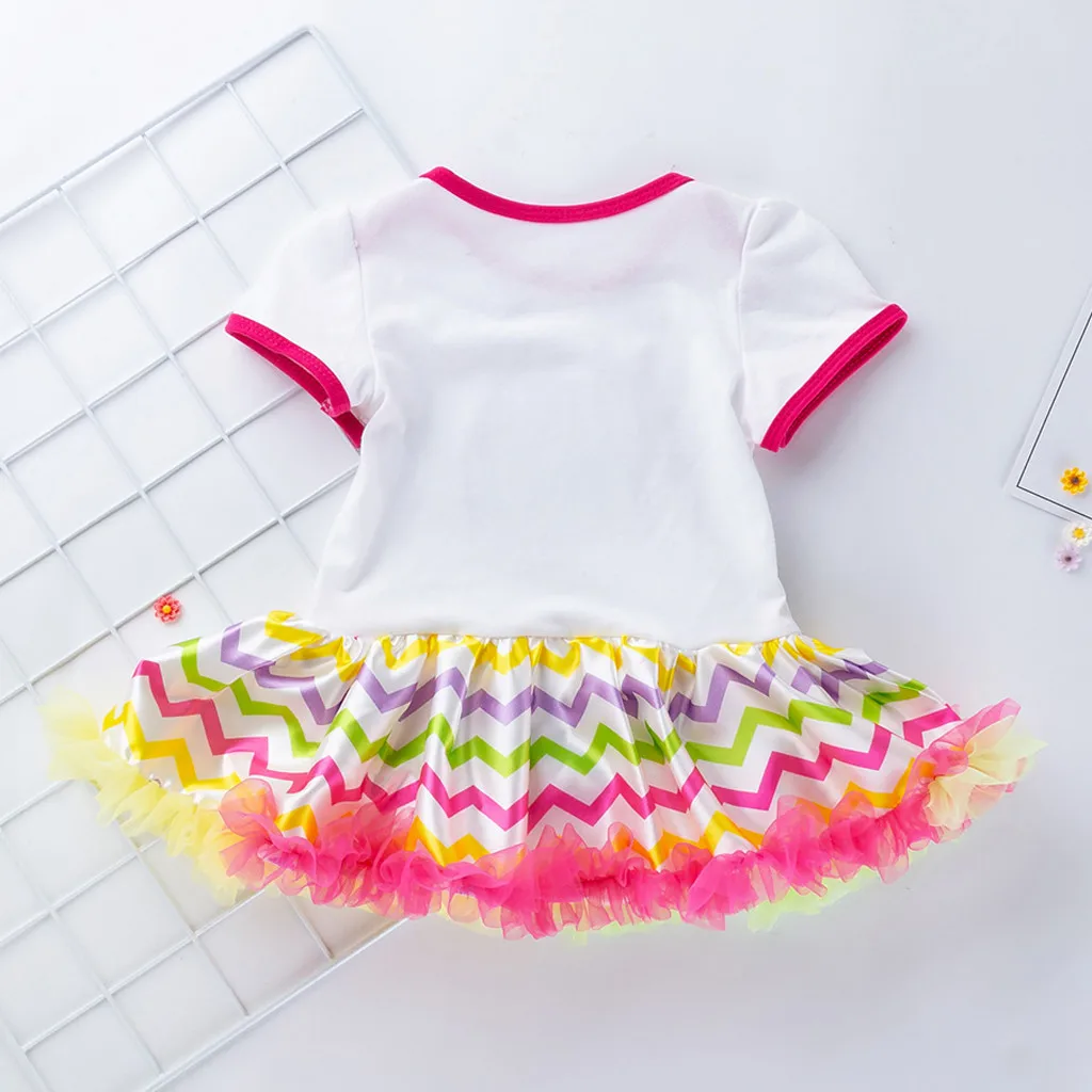 Комплект одежды для малышей 4 предмета платье-пачка принцессы с пасхальными