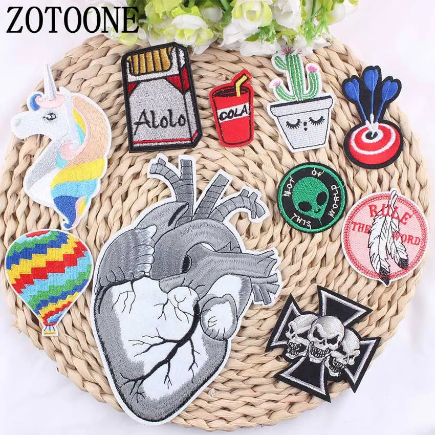 1 шт. Продажа Аппликация панк Рок патч значки для одежды наклейки железо на DIY