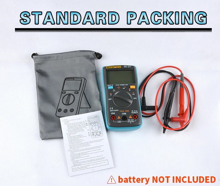 Цифровой мультиметр тестер сопротивления напряжения тока постоянного и