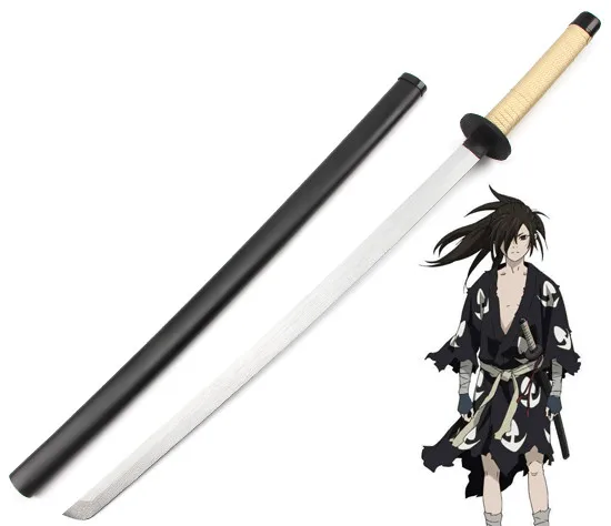 Аниме Dororo Hyakkimaru Косплэй деревянные мечи реквизит Опора меч для Хэллоуина