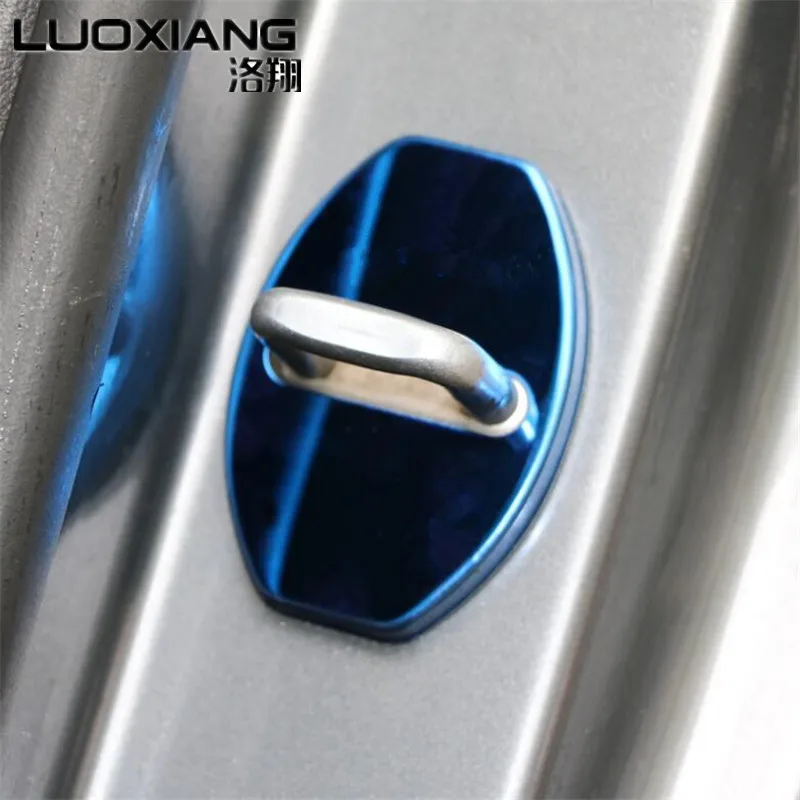 Car Door Lock Decoration Stainless Steel Cover case for Octavia 2 A5 A7 Superb Fabia Yeti Rapid Spaceback accessories | Автомобили и