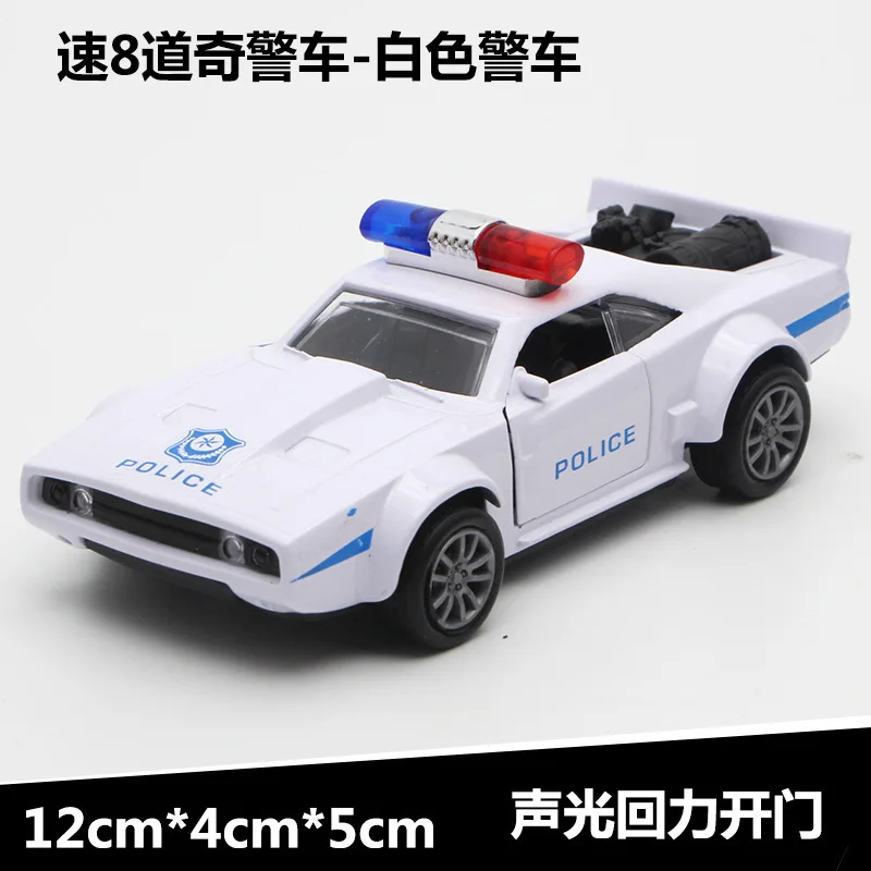 06daoqi8 110 white 1:36 Масштаб пожарная машина полицейский автомобиль металлическая машина оттяните назад литье под давлением модель игрушки автомобиль игрушки для детей hotwheeling - Цвет: 06daoqi8 110 white