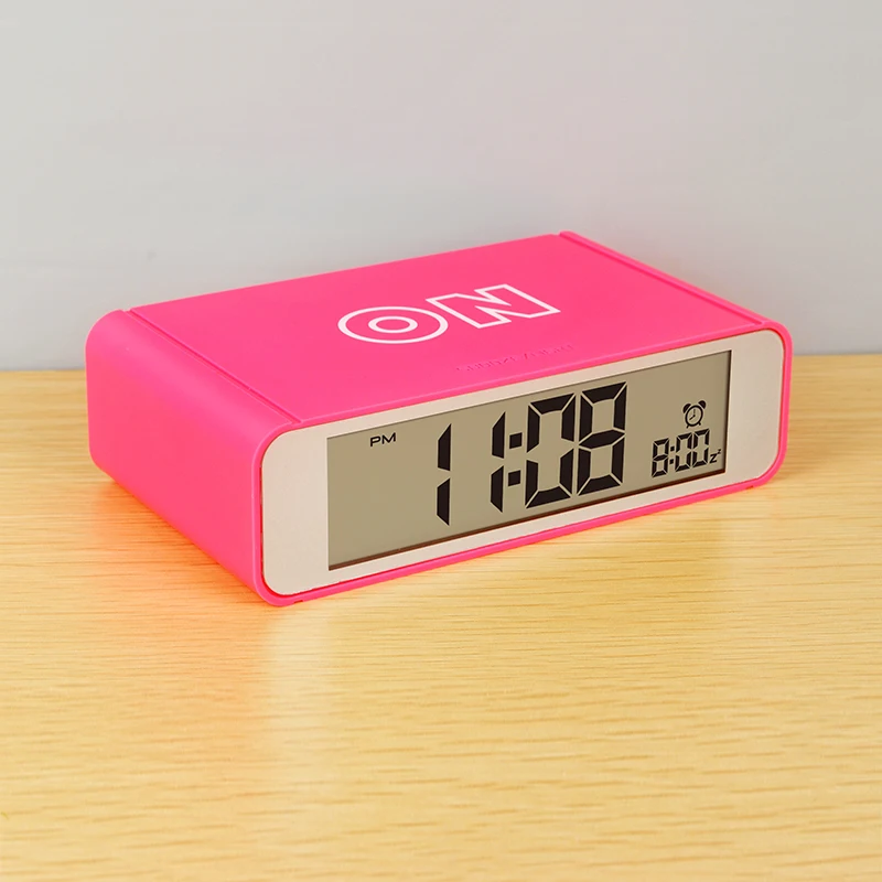 Smart LED Digital Alarm Clock Flip Watch Wake Up Bedside Clocks Radio with Touch Luminous Snooze Electronic Table | Дом и сад