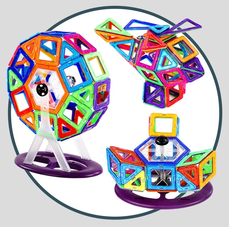 92 шт./лот мини модели строительные игрушки магнитный дизайнер развивающие блоки