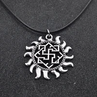nostalgia wheel slavic kolovrat pendant jewelry making molvinets in yarilo symbol valkyrie amulet talisman viking necklace