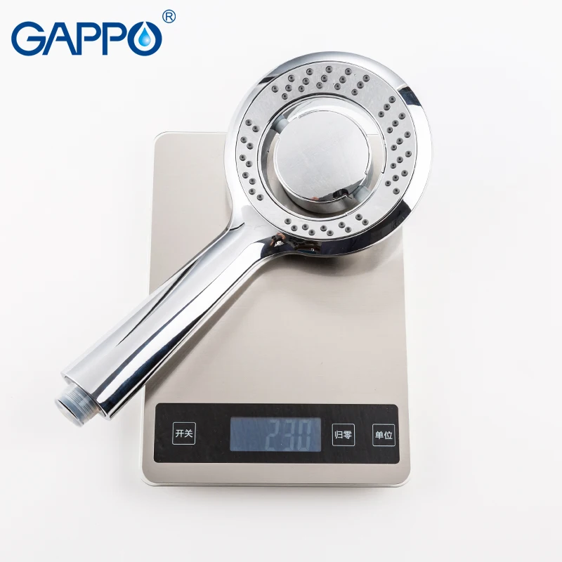 GAPPO Y028 насадка для душа водосберегающая круглая ABS хром бустер ванной Душ