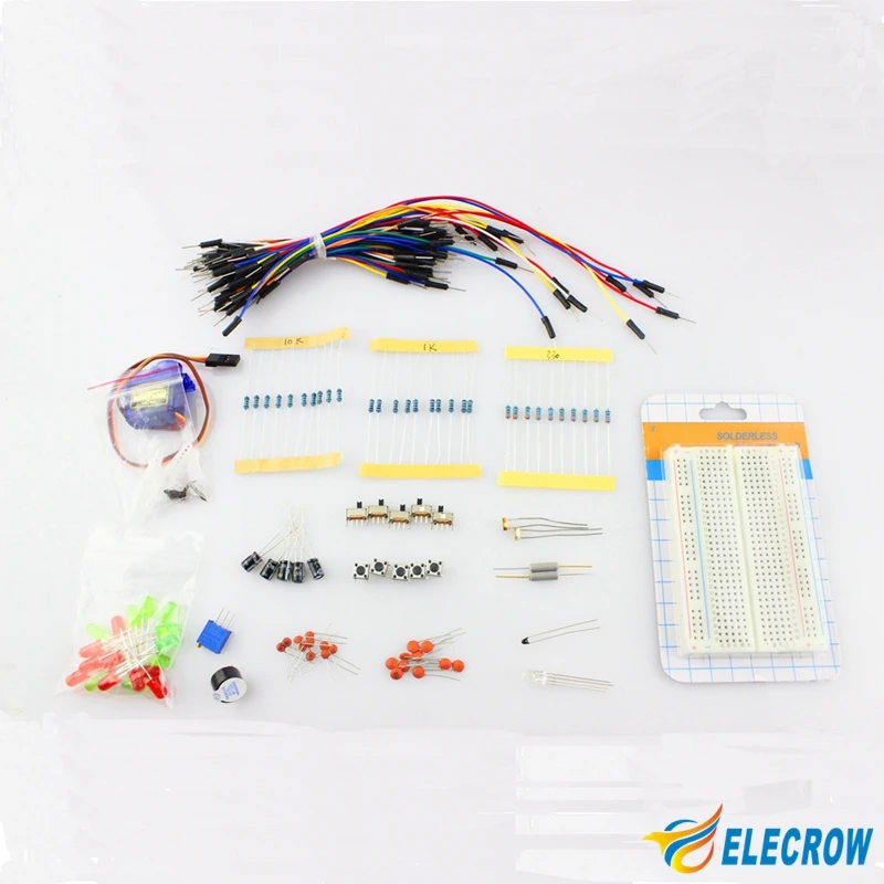 Стартовый набор elerow для начинающих Arduino самостоятельной сборки деталей с картой