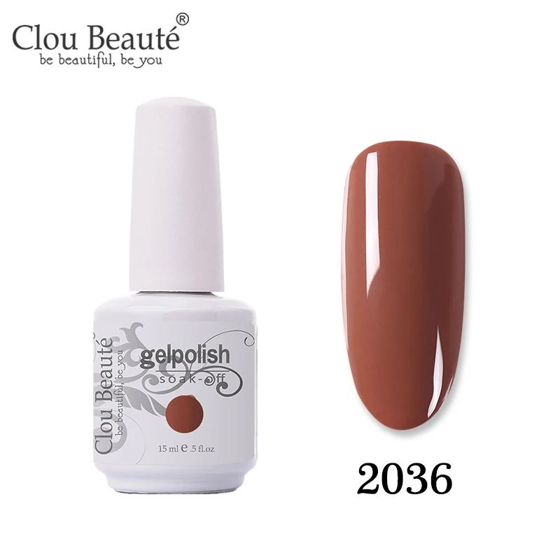 2036 Clou Beaute 131 цвет праймер гель лак замачиваемый УФ светодиодный Гель-лак для ногтей Полупостоянный Гель-лак Vernis набор УФ Гибридный гвоздь искусство - Цвет: 2036