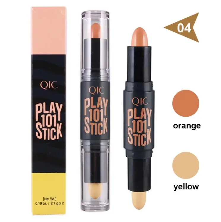 004 4 Colors Highlighter Palette Iluminador Makeup Face Bronzer Body Contour Shimmer Shine Liquid Highlighter Powder Highliter Kit - Цвет: 004