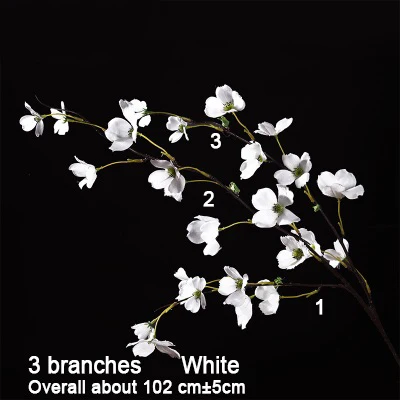 White Xuanxiaotong, 1 шт., искусственный шелк, Волчья ягода, цветы, ветви для домашнего декора, вечерние, искусственные цветы, праздничные цветы - Цвет: White