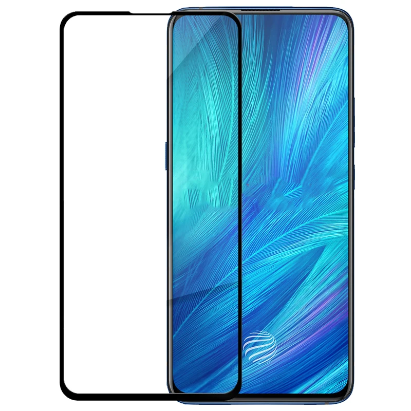 Закаленное стекло с полным клеем для Vivo X27 Pro Защитная пленка Glass|Защитные стёкла и