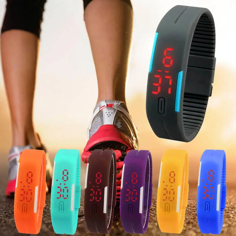 FUNIQUE Watch новинка Ультратонкие мужские и женские спортивные силиконовые цифровые