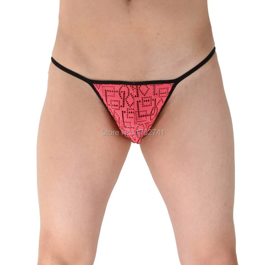 Мужские ажурные трусы бикини жаккардовое нижнее белье мини трусы|men bikini|mens bikini