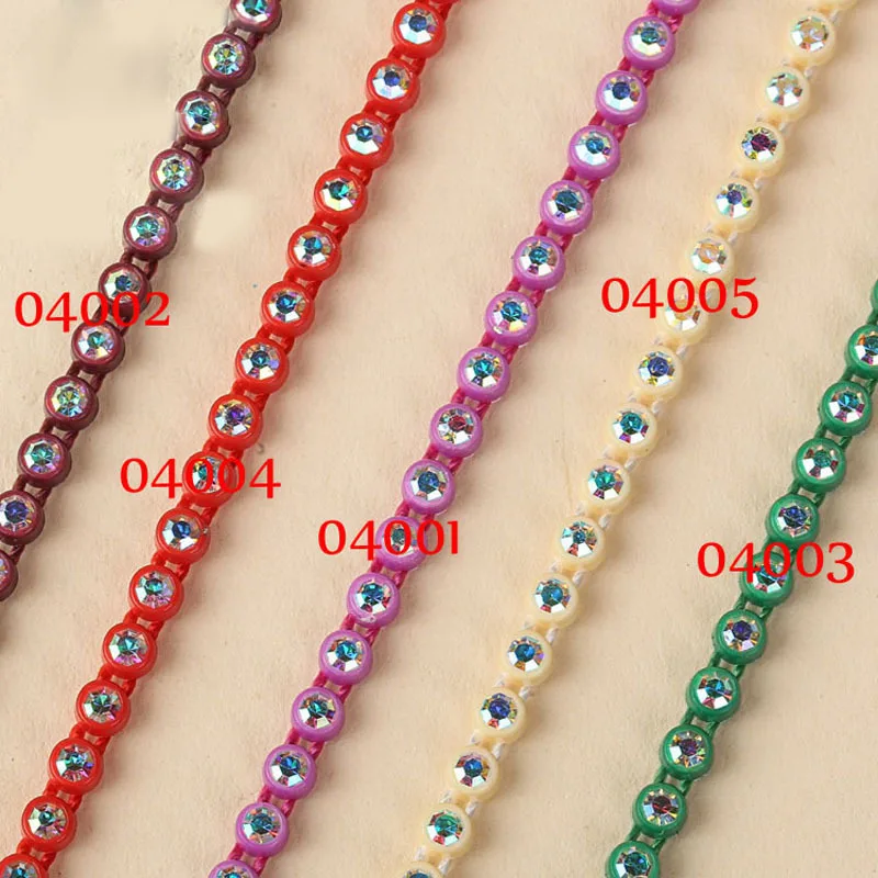 Taidian SS6 горный хрусталь окантовка для Powwow Beadwork 300 ярдов/партия каждый цвет 10 ярдов