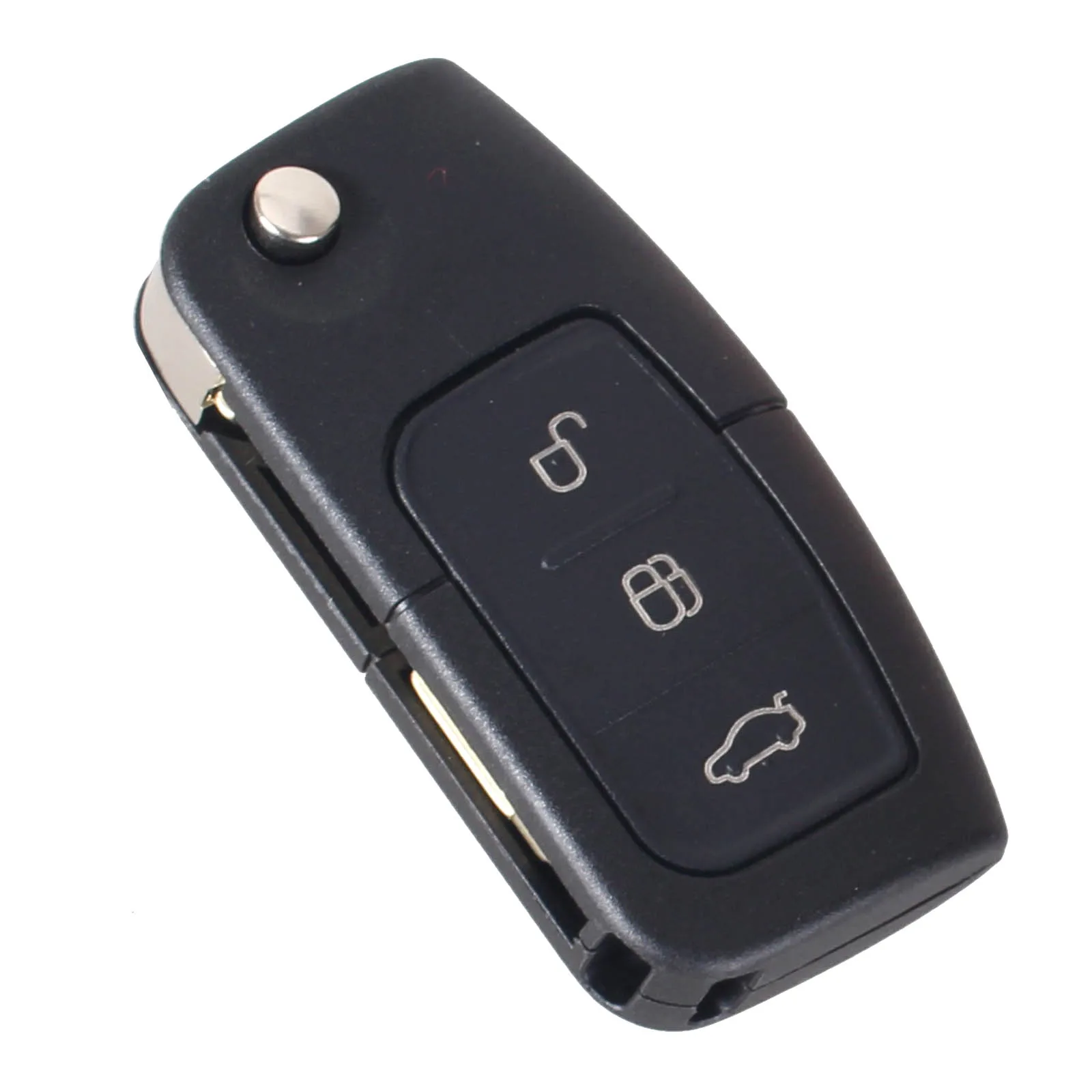 KEYYOU 3 Buttons Car Remote Key Fit for Ford Fusion Focus Mondeo Fiesta Galaxy Automobile FO21 Blade Flip | Автомобили и