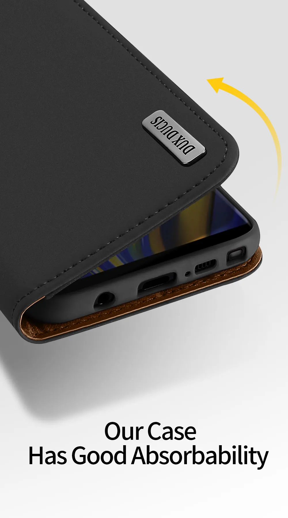 DUX DUCIS чехол для телефона из натуральной кожи для samsung Note 10 9 Чехол-кошелек из натуральной кожи для Galaxy S8 S9 S10 Plus Note10+ чехол