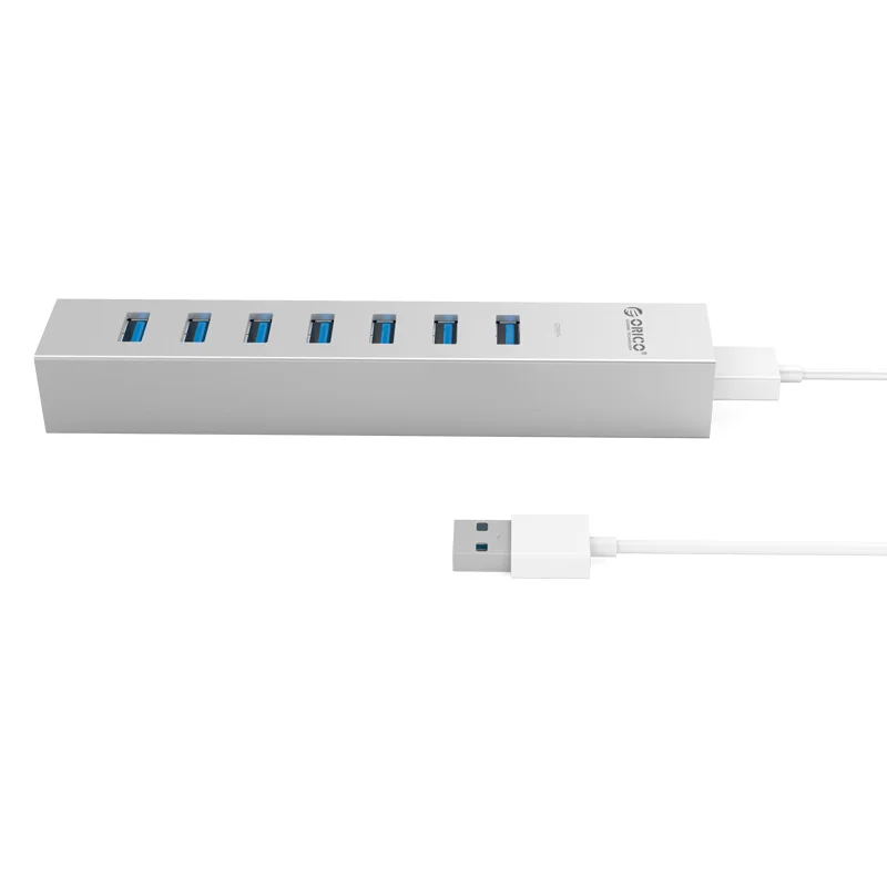 Usb Концентратор ORICO Алюминиевый 7 в 1 5 Гбит/с|7 ports|usb3.0 hubhub usb3.0 |