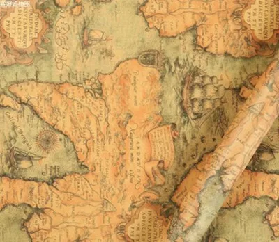 Vintage map 50*70 см винтажный Старый английский газета Европейский ностальгический классический стиль задний фон реквизит для хлеба еда фотографии фоны - Цвет: Vintage map