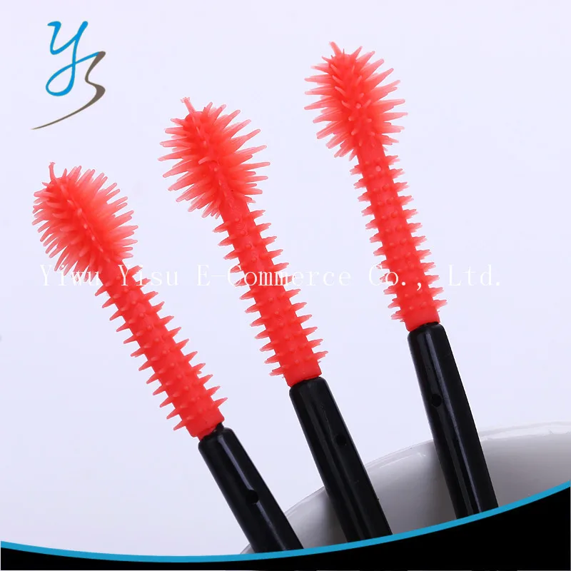 Макияж ресниц Кисточки Силиконовые 500 шт. разовые Тушь для аппликатор палочка