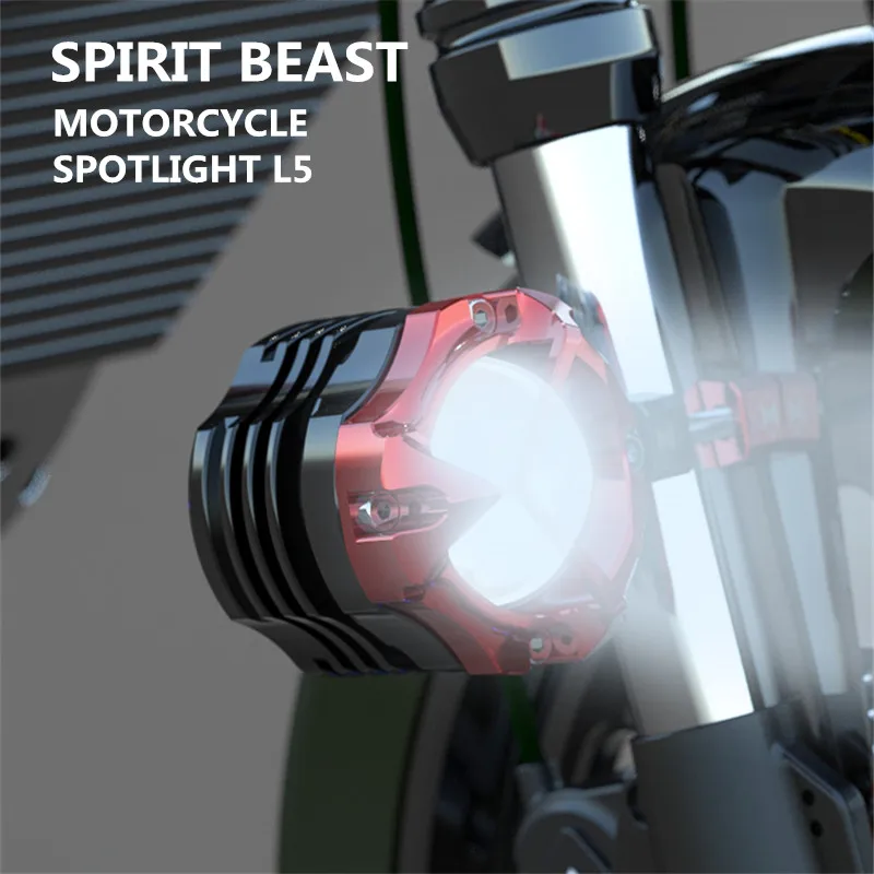 Светодиодный прожектор Spirit Beast L5 для мотоцикла Дополнительная фара 5 60 В