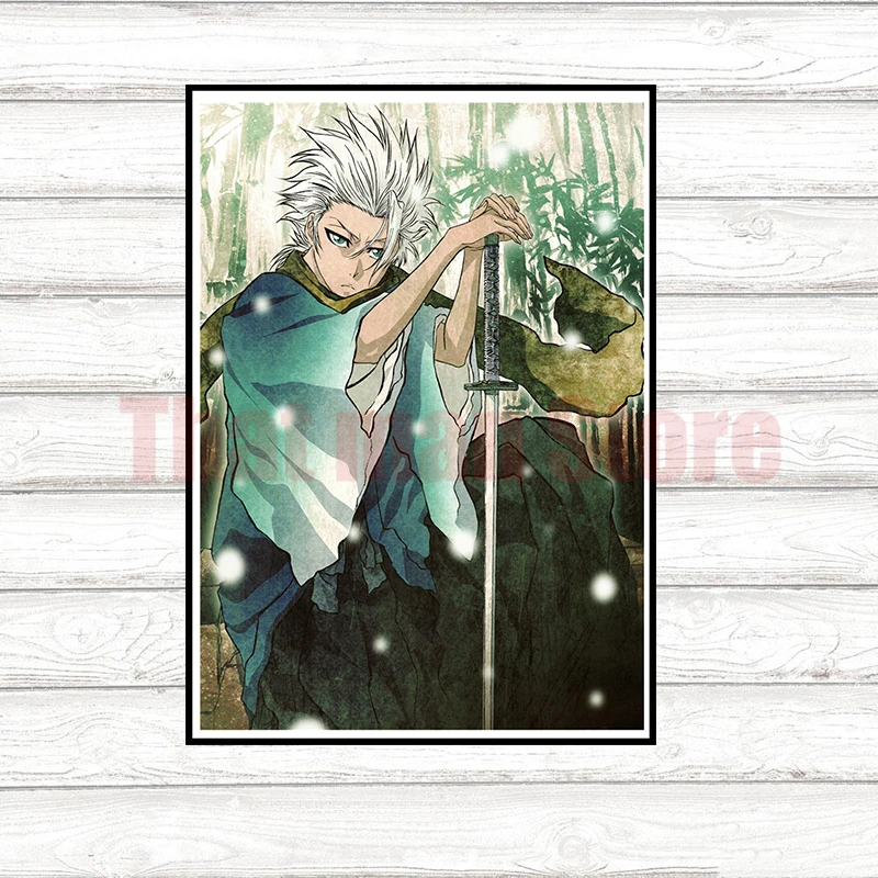 BLEACH плакаты мультфильм наклейки на стену белая мелованная бумага печатает Высокое разрешение гостиная спальня бар украшение дома арт бренд