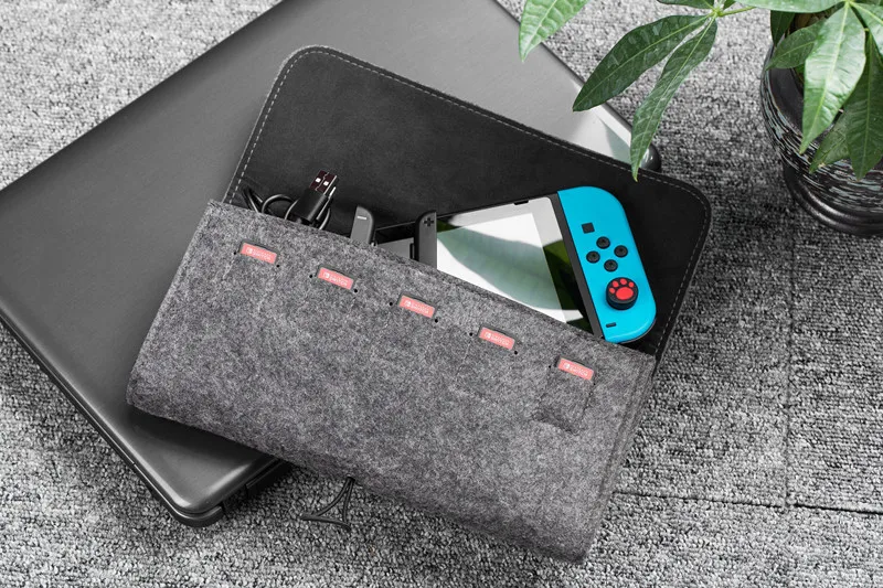 Прочный Чехол-книжка из войлока для Nintendo Switch ультратонкий защитный чехол